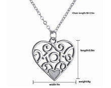 Vinnie Design Jewelry 2017 New Design Silver Jewelry  Pendant Necklace Love