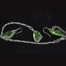 Austria Crystal Jewelry Sets Geometry jewelry fashion simple Stone ax jewel