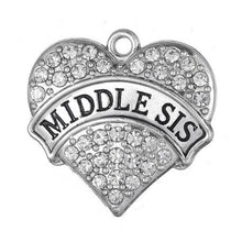Big Hearts Big Sis Middle Sis Little Sis Baby Sis Mom Nana Sister Crystal R