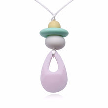 Free Shipping Bohemia Silicone Teething Necklace with Silicone Jewelry   Si