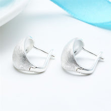 Classical Style 925 Silver Earrings for Women Elegant Silver Small Hoop Ear