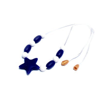 BPA free food grade silicone teething necklace Teethers Star Silicone Mom N