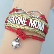 drop shipping Infinity Love United States Marine Corps Wrap Bracelet Marine