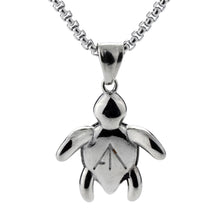 Turtle necklace for men women stainless steel pendant charm W chain jewelry