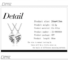 Mother Daughter Necklaces Pendants Statement Jewelry Heart Pendant Necklace