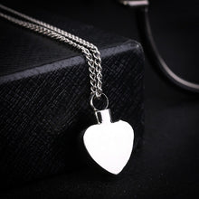 2017 New Black Memorial Mom Heart Cremation Necklace Ashes Urn Locket Penda