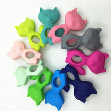 NEW 5pcs/lot Silicone Teething Fox Pendant Jewelry Pendant   Organic BPA Fr