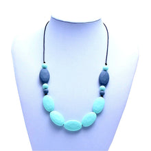 MSH.SUN Baby Silicone teeth beads necklace Food grade Light Green beads nec