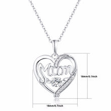 YL Heart Shaped 925 Sterling Silver Initial Necklaces Pendant Best Gift for