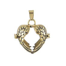 Metal Bola Fashion Sounder Ball Heart Angel Wings Pendant for Necklace DIY