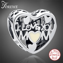 Forewe Fit Original Pandora Charm Bracelet Silver 925 Autumn DIY Berloque I