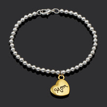 New Fashion Mom Heart Crystal Lobster Claw Bracelet Jewelry Mother's Day Gi