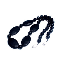 BPA free Soft beads necklace Food grade Silicone teething necklace infant t