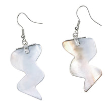 Shell drop dangle earrings black white fashion jewelry mothers day birthday