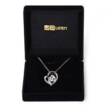 JQUEEN 925 Sterling Silver Mother's Love Jewelry 18k Gold Plated Mom Hold B