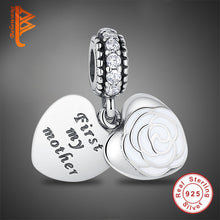 Gift!!! Fit Original Pandora Bracelet Charm Beads For Mom Authentic 925 Ste