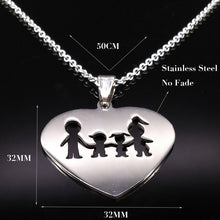 2017 Love Family Stainless Steel Necklaces Women Accessories Fashion Mom an
