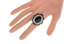 Flower stretch ring fashion jewelry gifts for women girls wife mom her gold