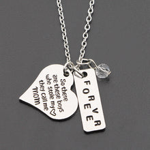 Handstamped So there's this boy,he kinda stole my heart,he calls me mom Mot