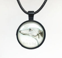 1PCS new design greyhound charms time grem dog Pendant pet Mom & Dad Neckla