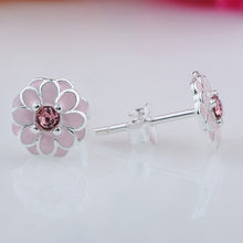 GAGAFEEL Flower Pending 925 Sterling Silver Stud Pending Stud Earrings For