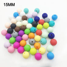 2 IN 1 bead Silicone Teething bead DIY Rainbow Food Grade beads Baby Safe S