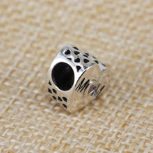 Mother Heart Beads Fit Pandora Charms Original Bracelets 925 Sterling Silve