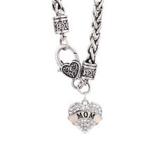Hot New Women Fashion Heart Shape Charm Vintage Rhinestone Bracelet Love Mo