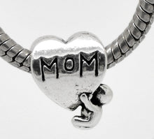 DoreenBeads 20PCs antique silver Child Love "MOM" European Charm Beads 14x1