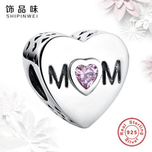 Shipinwei Original Charms Fit Pandora Bracelet Necklace Pure 925 Sterling S
