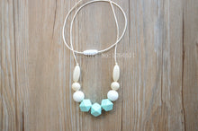 5pcs SiliconTeething Necklace Chewable teething necklace Safe for mom and b