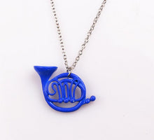 How I Met Your Mother Umbrella Yellow Blue French Horn Pendant Necklace For