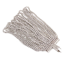 Imixlot 2017 New Europe Hot Golden Silvery Female Rhinestone Multilayer Bra