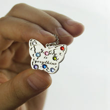 Wholesale  Butterfly Birthstone Necklace Mom Necklace Silver Special  Penda