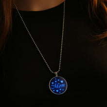 REACITY PEIAO Glowing necklace Glow in the Dark Pendant Necklace Stainless