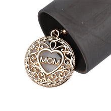Wholesale Hollow Round Flower Filigree Hanging Earrings Heart Letter Mom Dr