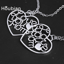 New DIY Mother's day Gifts Hollow Heart Letters Necklace Pendants For Mom W