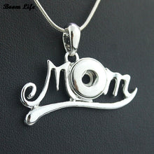 2016 one direction snap button jewelry Mom Love mother's day gift pendant N