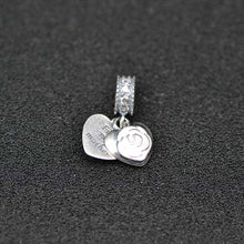 SOAZOK Authentic Sterling Silver 925 Original Charm Fit  Bracelet Diy Charm