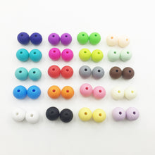 20mm silicone beads round Loose Teething Chew Jewelry colorful balls Sensor