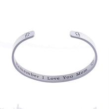 Bespmosp Fashion Forever And Always Silver Love Stainless Steel Cuff Bracel