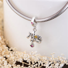 925 Sterling Silver Letter Mom Charms Mother Day Gifts Jewelry Bracelets &