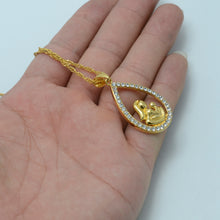 Anniyo Gift for Mom Necklaces Gold Color Mother/Mama/Mother & Child Pendant