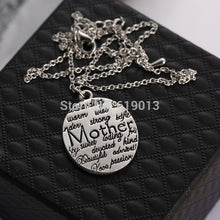 Sliver Plated Chains Necklaces Tag Mom Pendant Necklaces for Women Mother N
