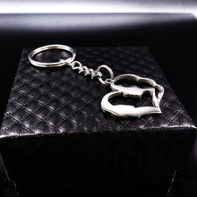 Mom Kid Stainless Steel Keyring Keychain Keyholder Silver Color Key Chain B