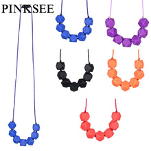 PINKSEE Baby Nursing Jewelry for Mom Food Grade Silicone Teething Teether P
