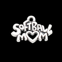 HAEQIS Hot Softball Mom Sport Charms Alloy Vintage Letter Pendant Charms 50
