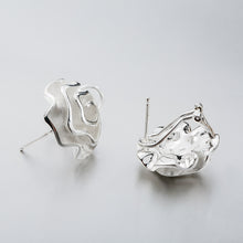 SA SILVERAGE 925 Sterling Silver Stud Earrings Rose Women's Fine Earrings W