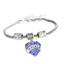Engraved MOM GRANDMA Etc Family Gifts Love Heart Rhinestone Crystal Charm P