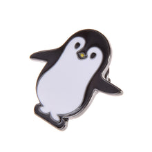 fashion lychee 2pcs Cute Shirt Collar Pin Penguin Mom And Kid Set Cartoon E